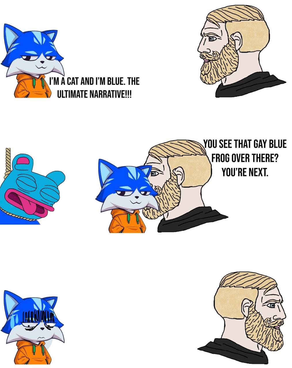 “I’m a cat and I’m blue” Toshi Edit