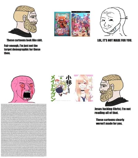 Target Demographics Cartoons Aren't For You