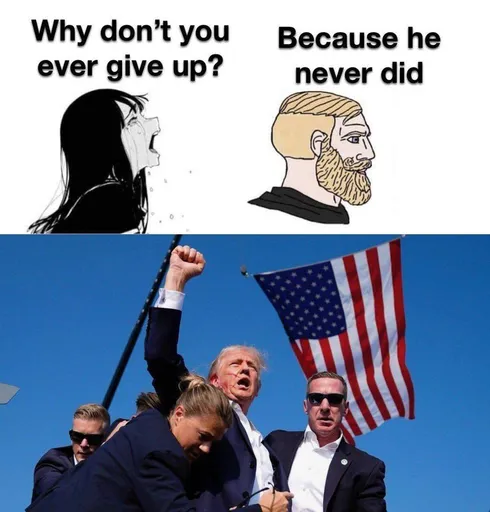 Trump Never Gives Up
