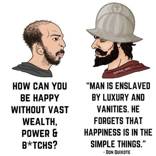 Wise Men Luxury vs Simplicity Quote