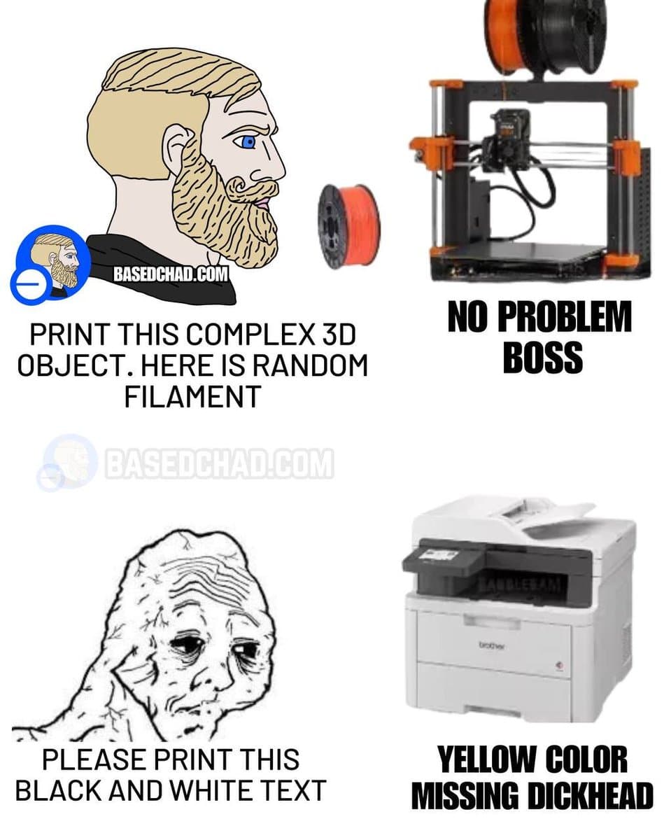 3D Print Random Filament / Missing Text