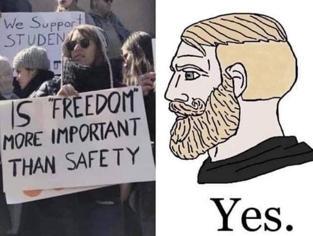 Freedom Over Safety (Yes.)