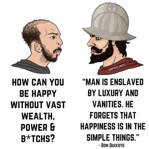 Wise Men Luxury vs Simplicity Quote
